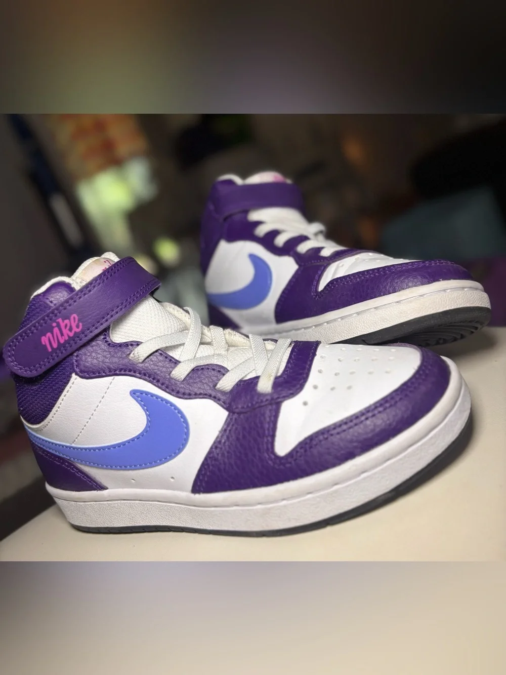 Nike Court Borough Mid 2 Big Kids' Sneakers